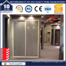 Interior / Exterior Patio Aluminio / Aluminio Puertas correderas de vidrio de seguridad